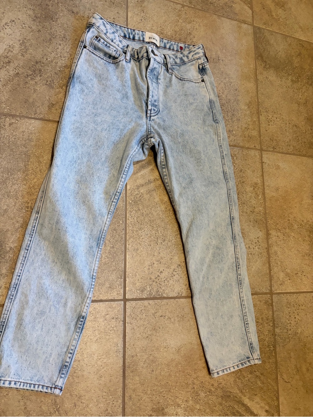 Sezane Light Blue Slim Straight Women's Jeans